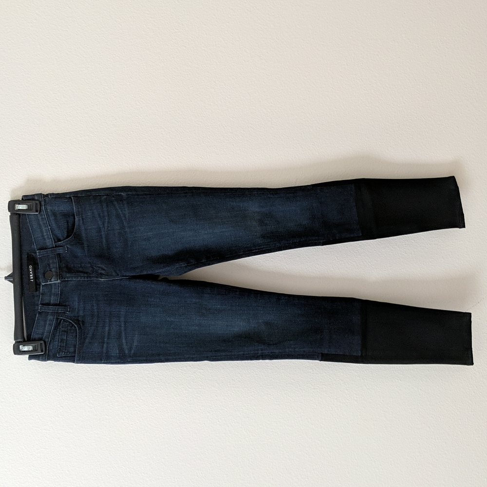 J Brand size 25, Jeans, color black and blue,